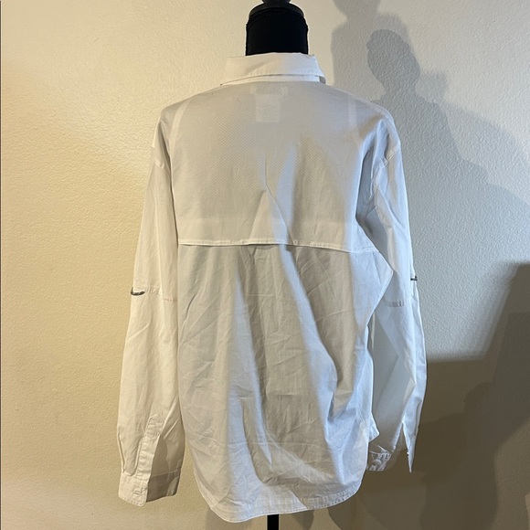 Columbia Omni-Shade White Long Sleeve Shirt - Picture 4 of 10